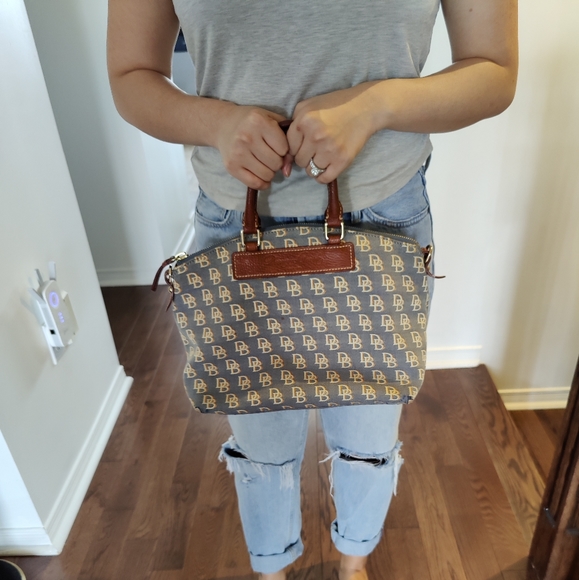 Canvas Dooney and Bourke Top Handle Bag - Picture 9 of 10